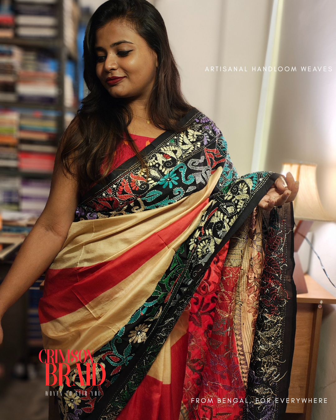Rong • Kantha Stitch • Bangalore Silk