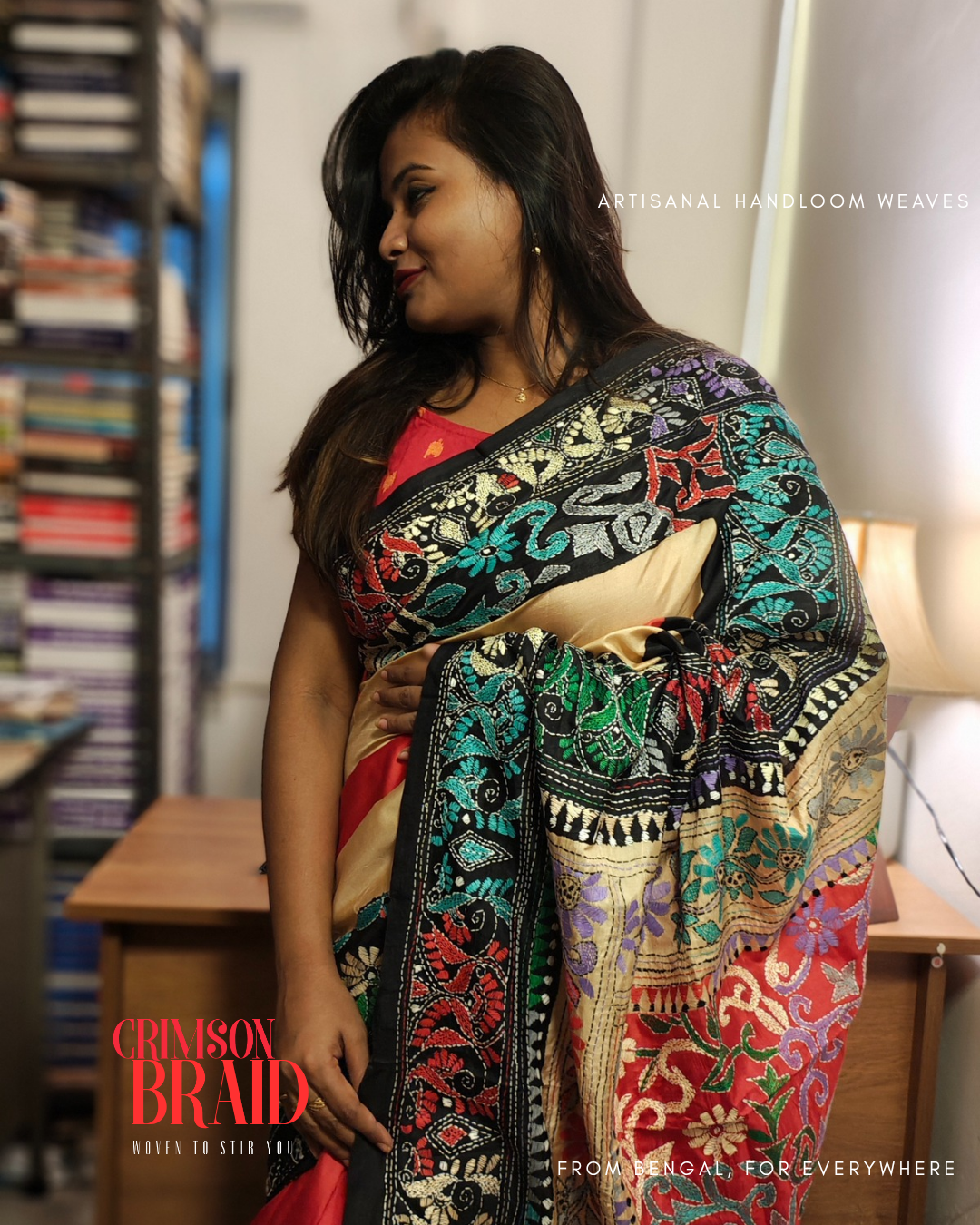 Rong • Kantha Stitch • Bangalore Silk