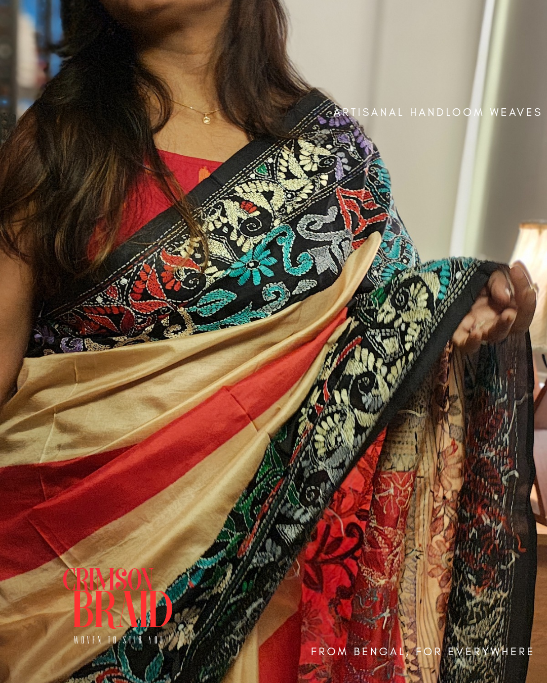 Rong • Kantha Stitch • Bangalore Silk