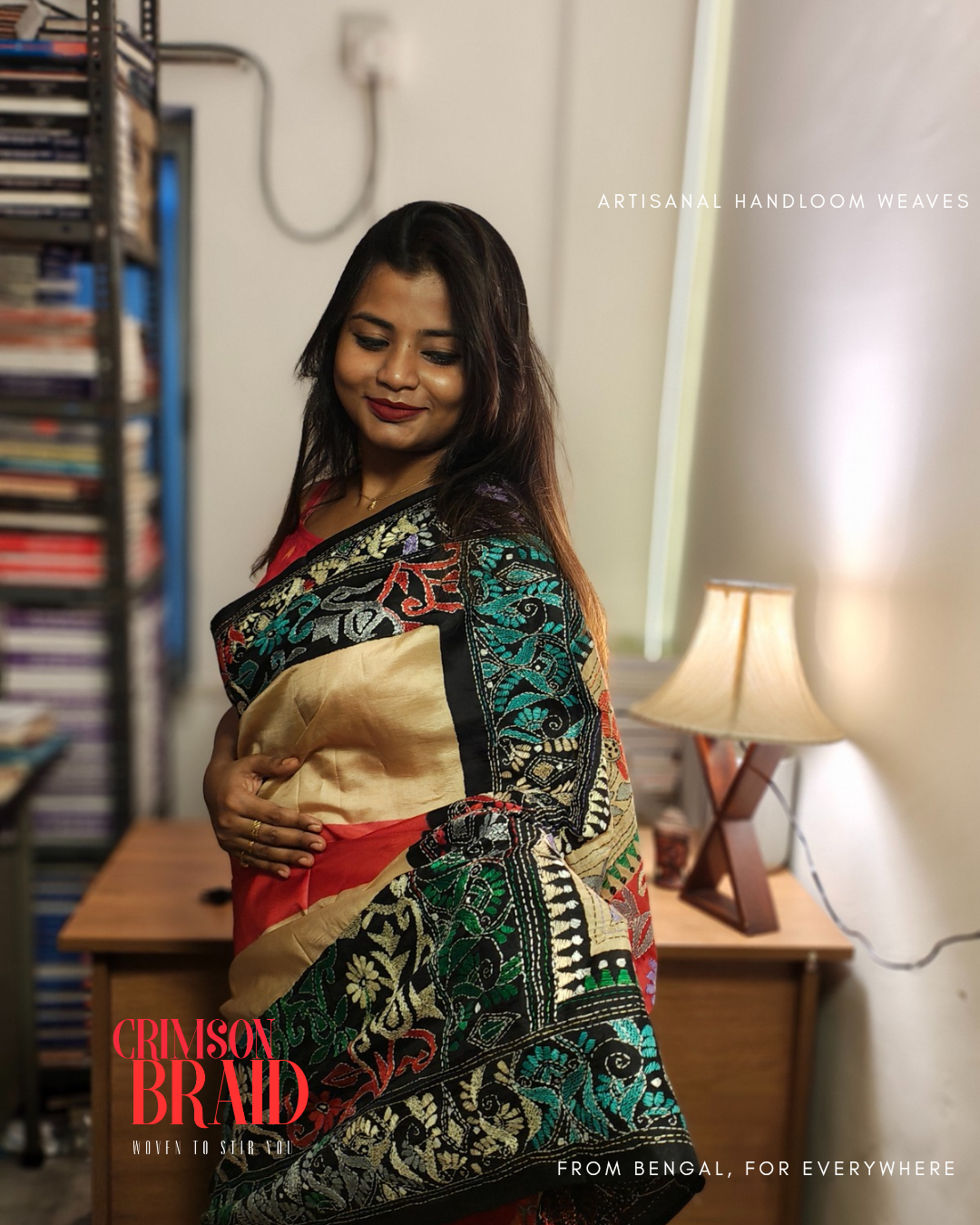 Rong • Kantha Stitch • Bangalore Silk