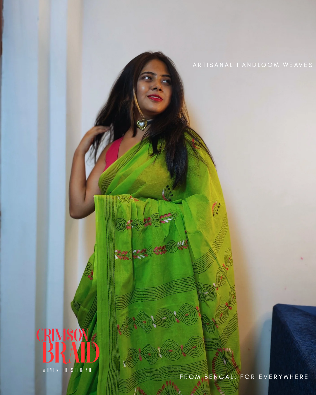 Raonok • Kantha Stitch • Mul Cotton