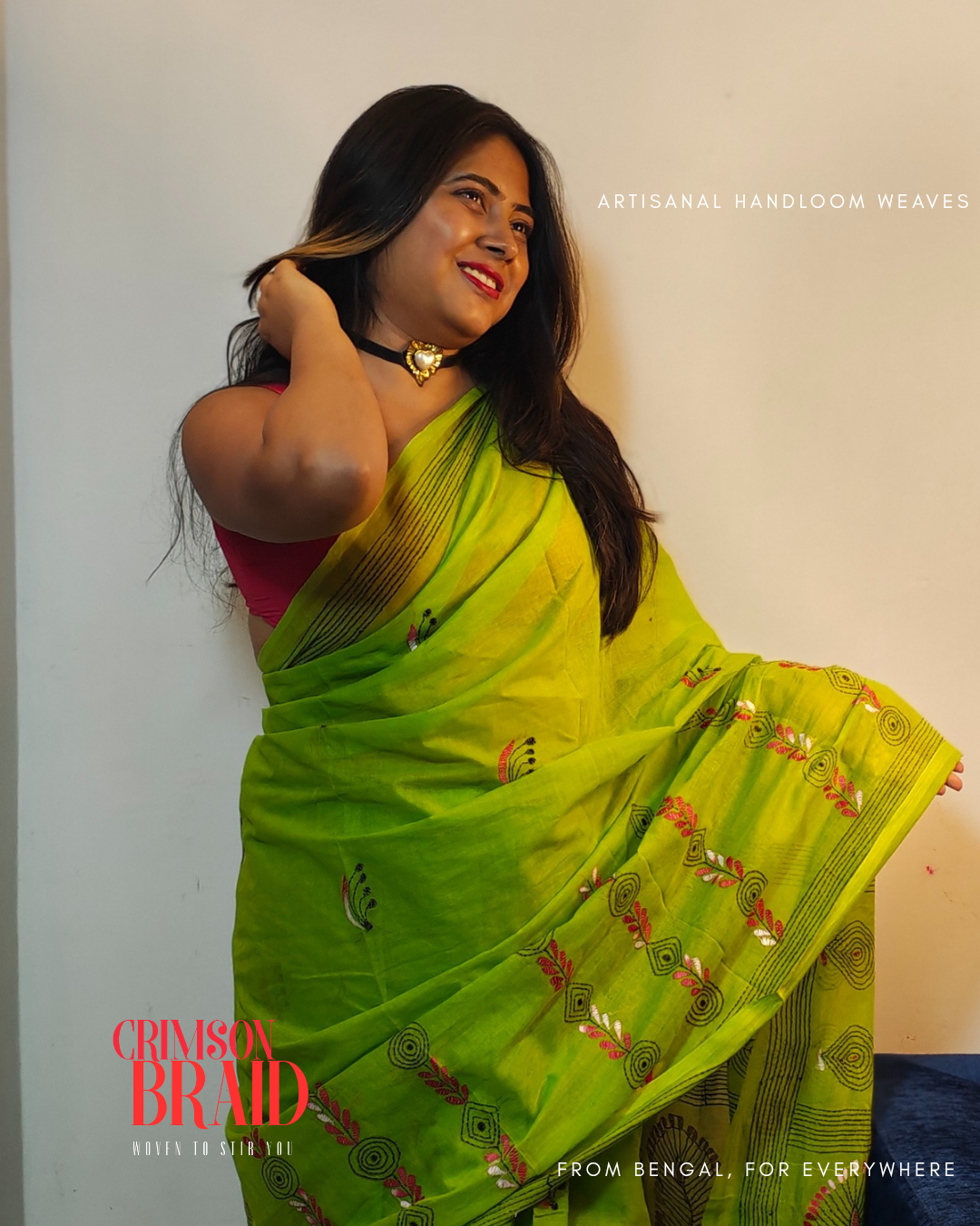 Raonok • Kantha Stitch • Mul Cotton