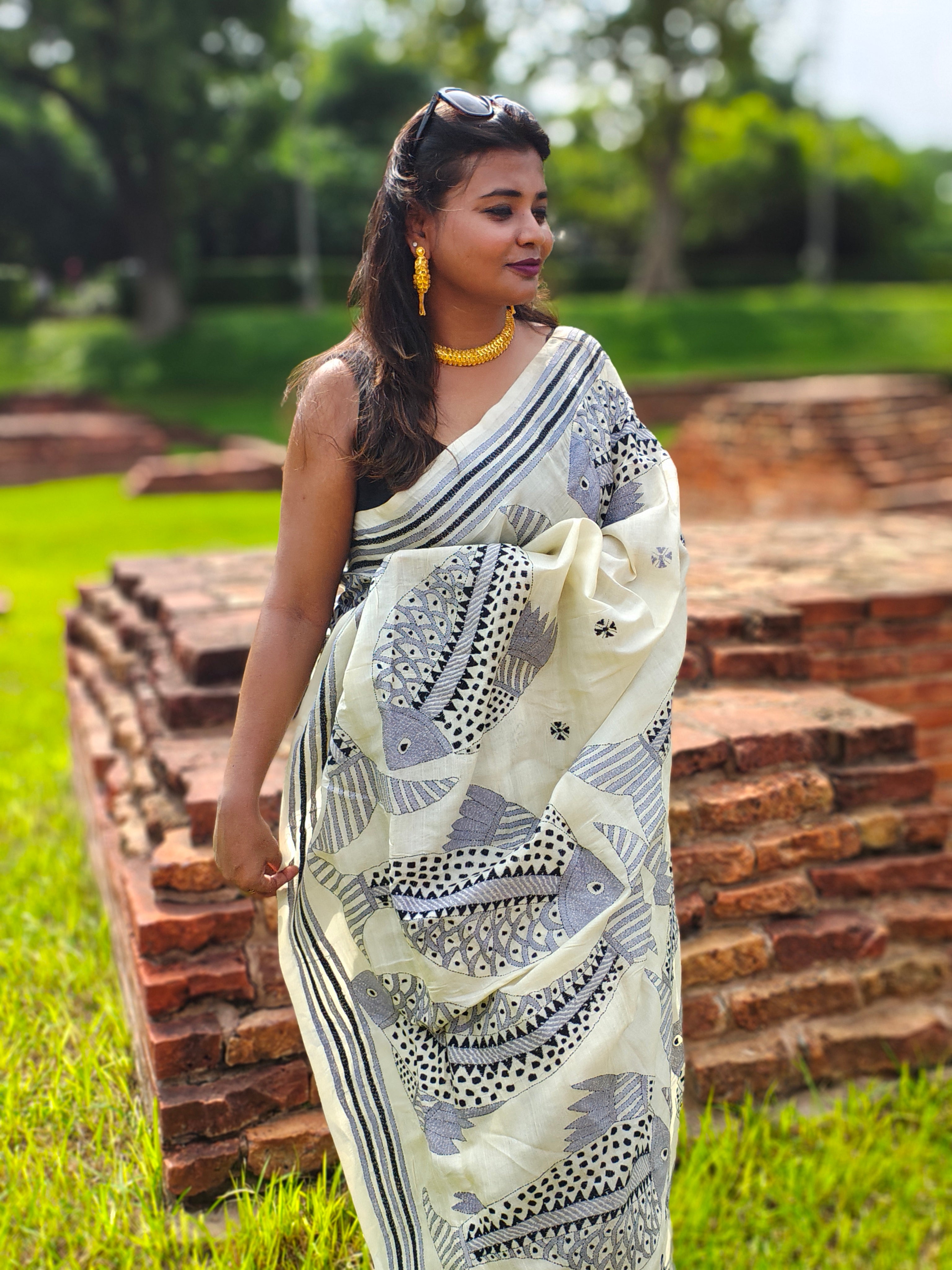 Jolchhobi • Kantha Stitch • Tussar