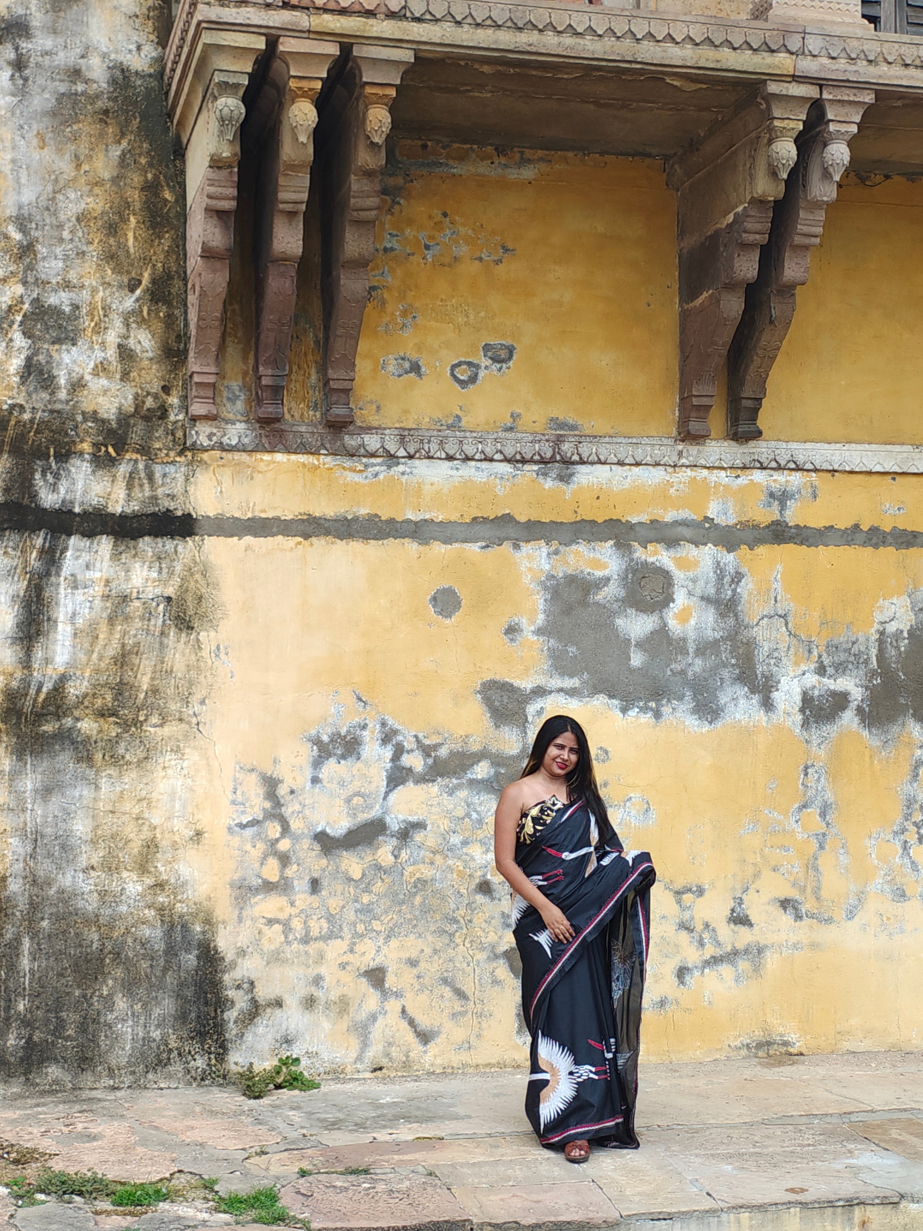 Neelpona • Kantha Stitch • Bangalore Silk