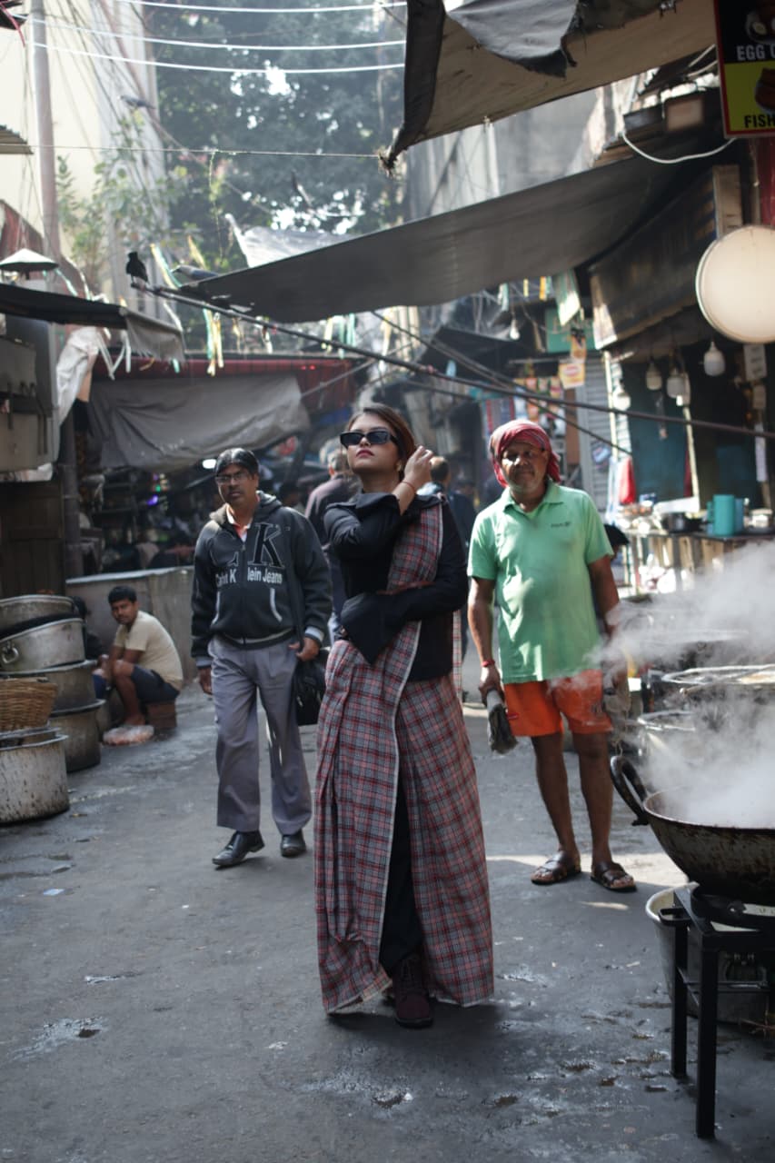 Gaamcha • Phulia • Cotton--Crimson Braid -Crimson Braid 