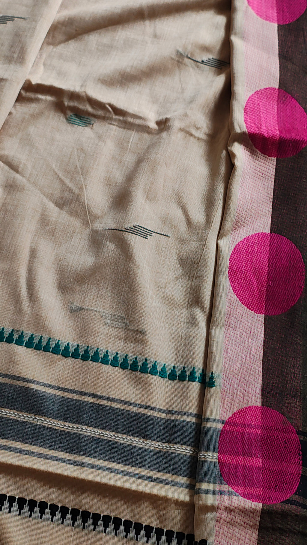 Mrittika • Begampuri • Cotton--Crimson Braid -Crimson Braid 