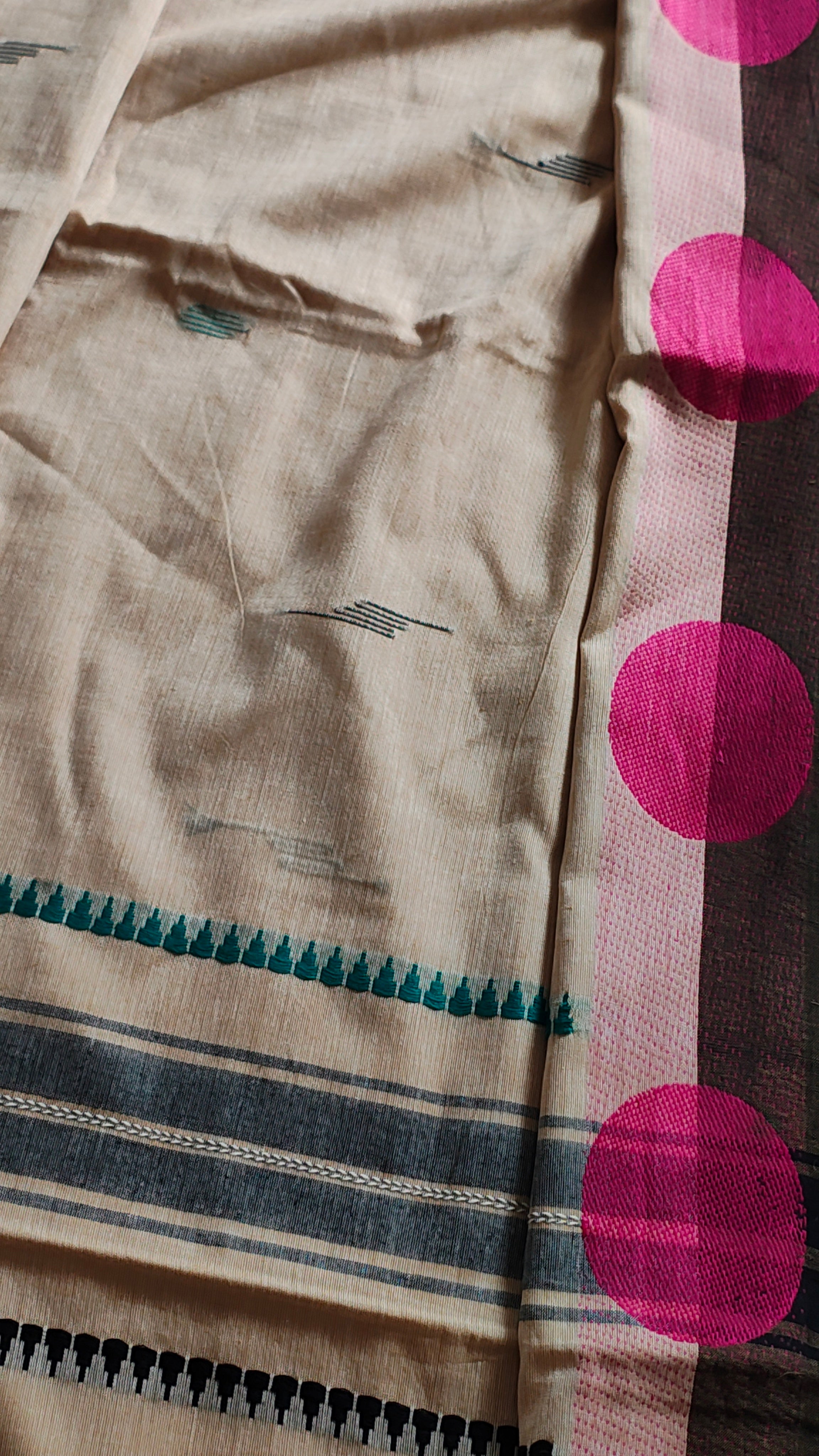 Mrittika • Begampuri • Cotton--Crimson Braid -Crimson Braid 