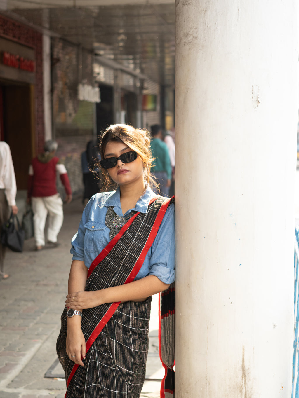 Dariya • Khesh & Cotton • Phulia--Crimson Braid -Crimson Braid 