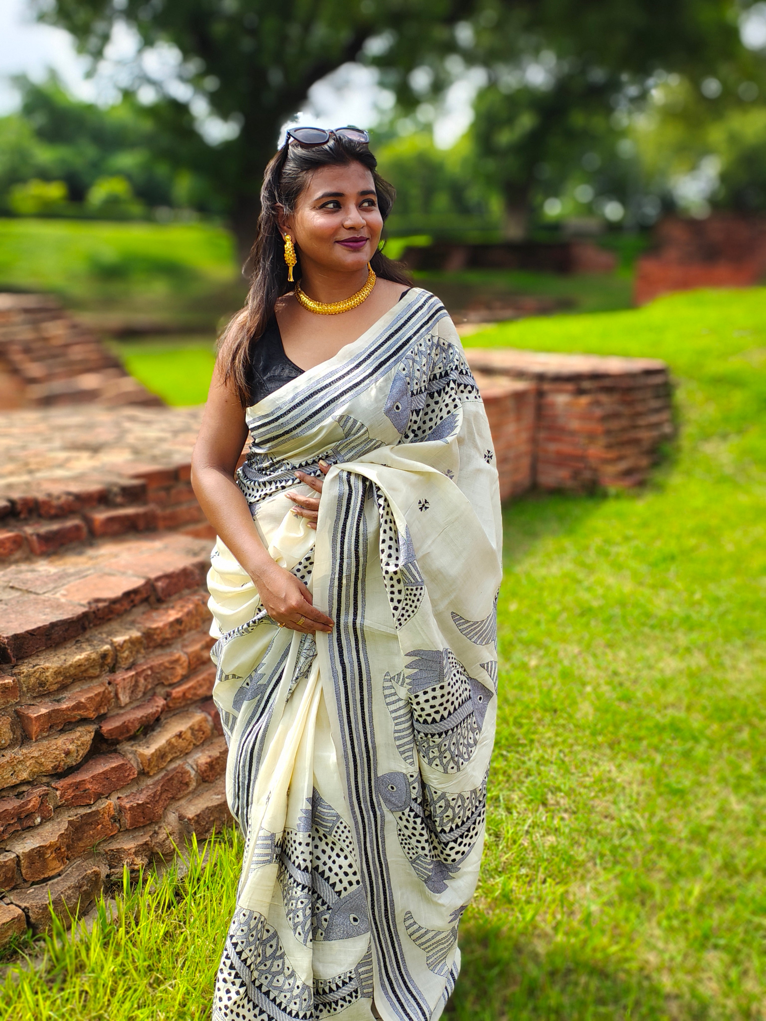 Jolchhobi • Kantha Stitch • Tussar