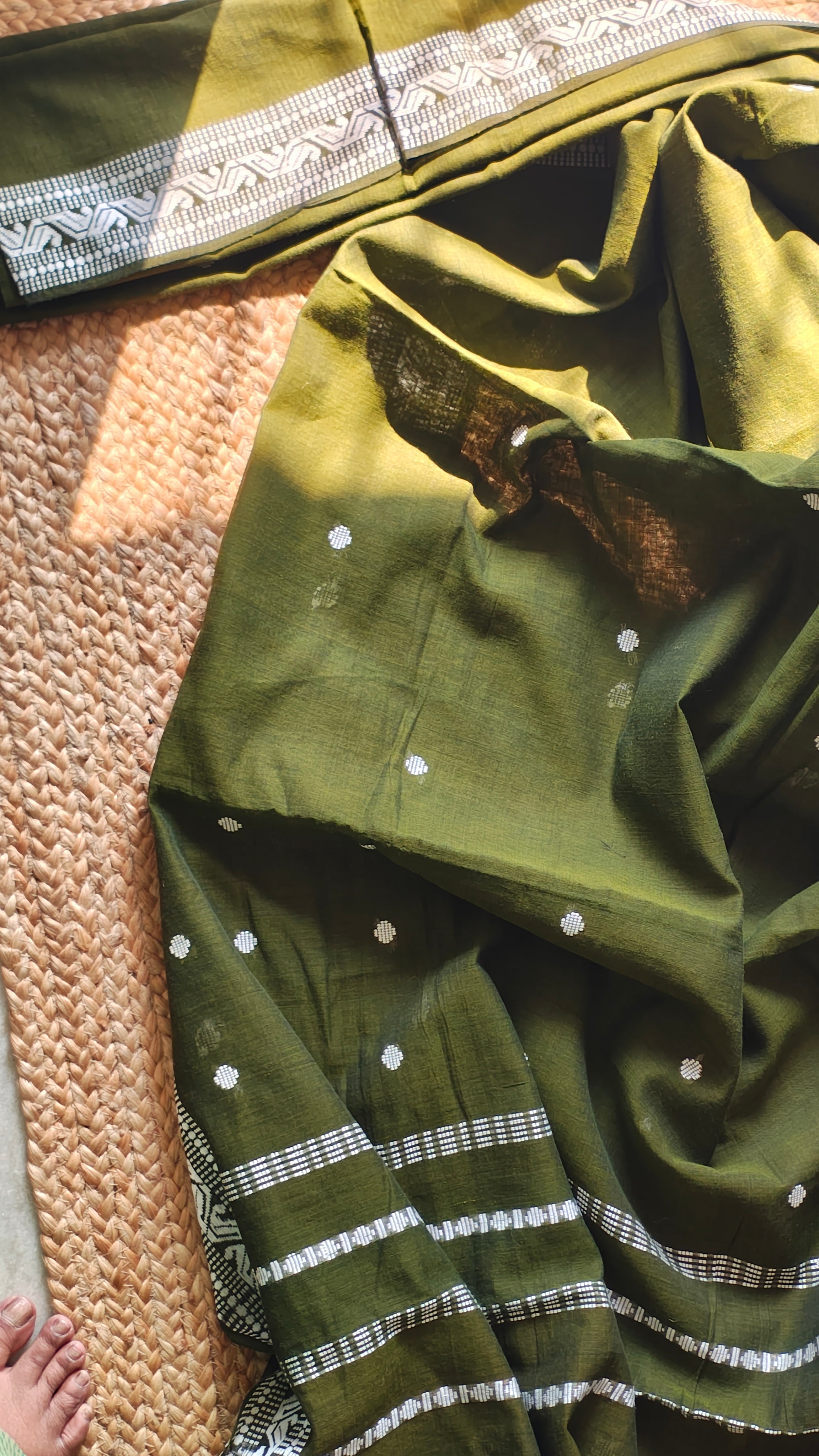 Dhulopata • Cotton • Dhonekhali--Crimson Braid -Crimson Braid 