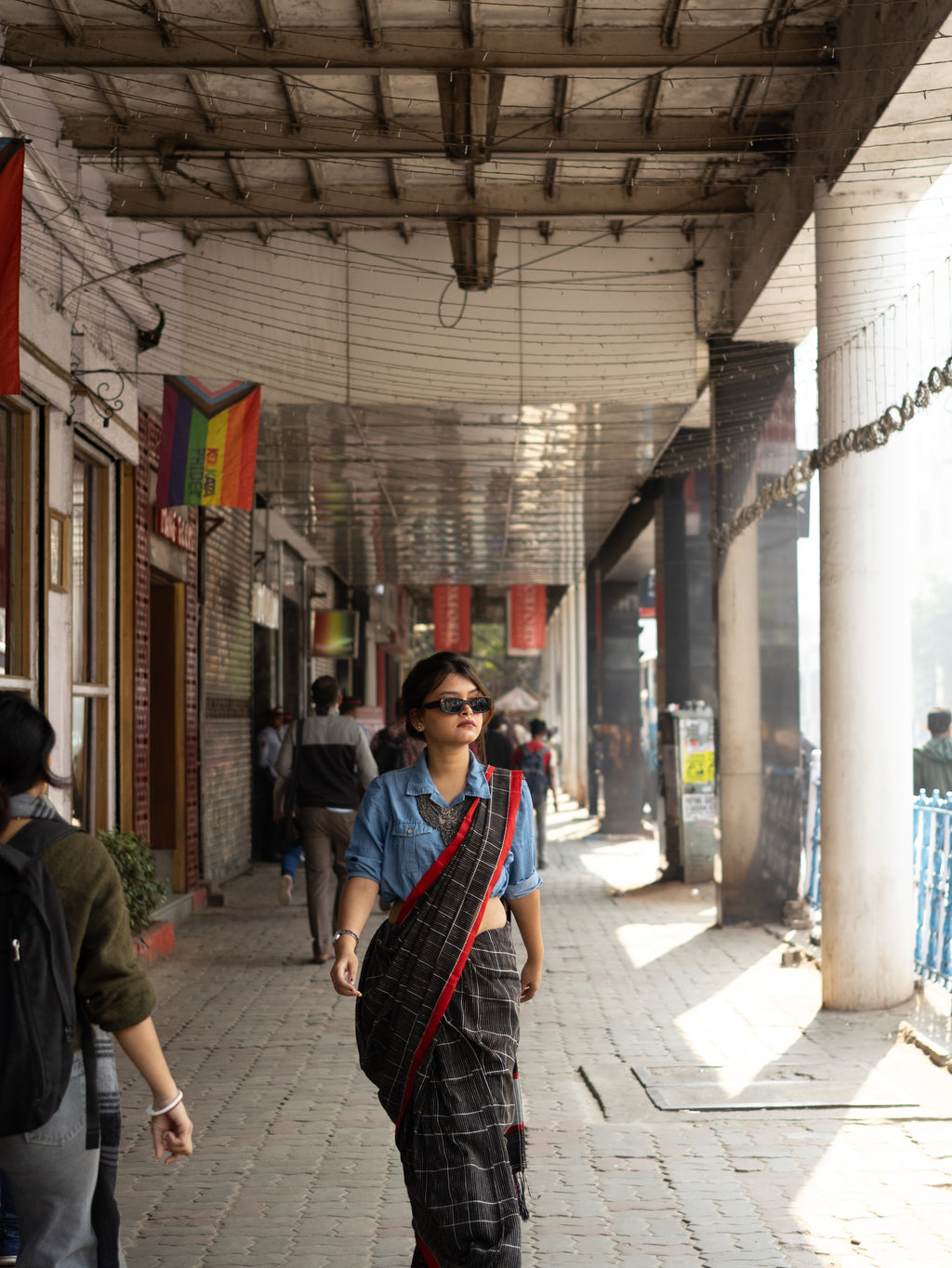 Dariya • Khesh & Cotton • Phulia--Crimson Braid -Crimson Braid 