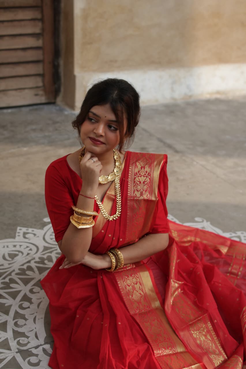 Notun • Cotton • Phulia--Crimson Braid -Crimson Braid 