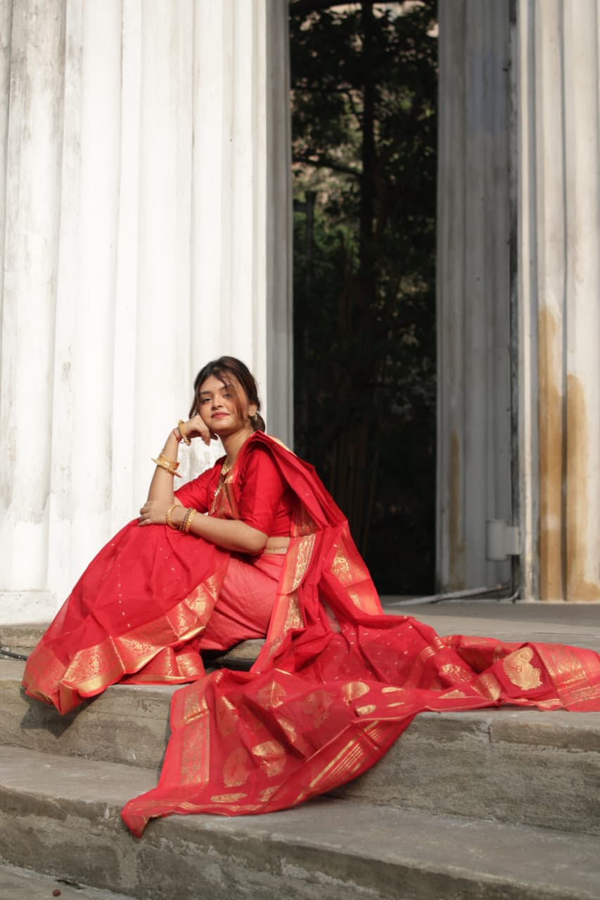 Notun • Cotton • Phulia--Crimson Braid -Crimson Braid 