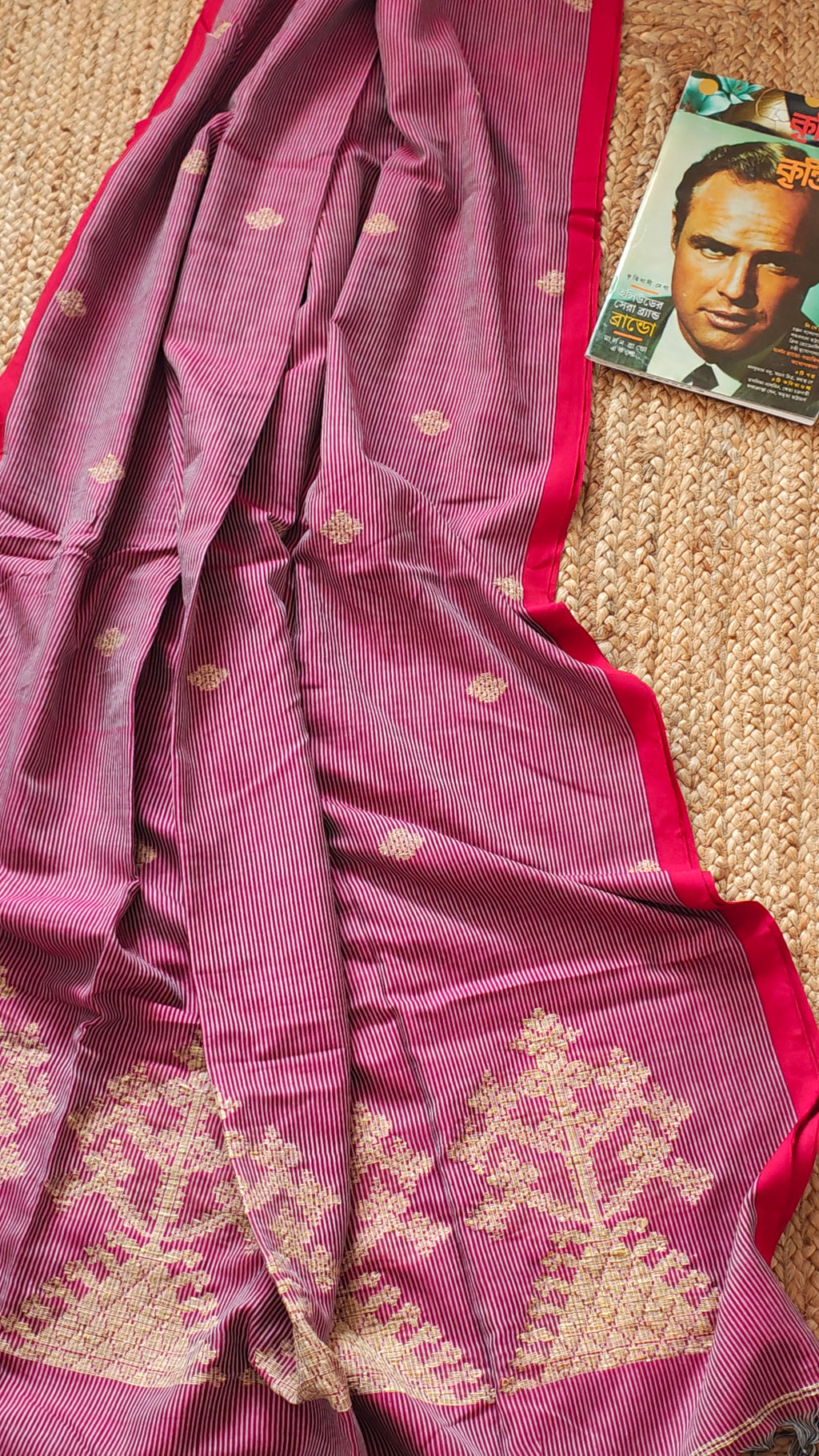 Hiya • Cotton & Khesh • Phulia--Crimson Braid -Crimson Braid 