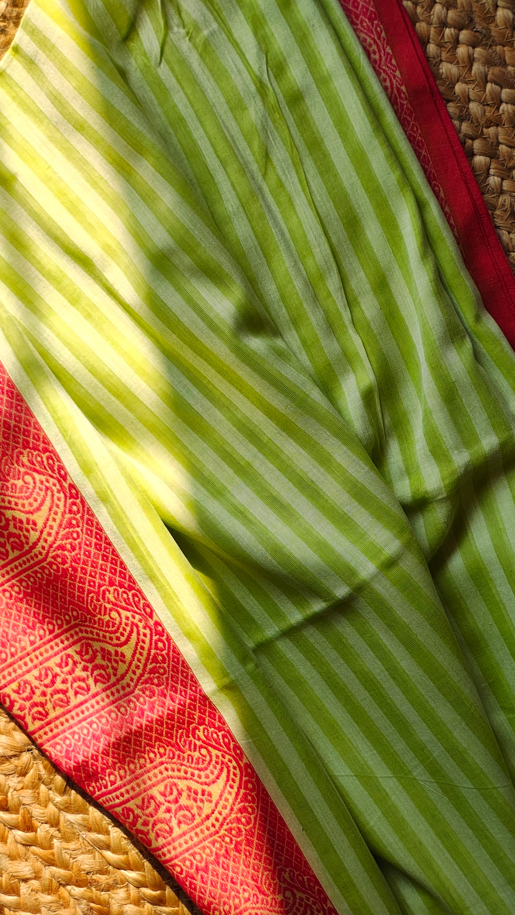 Piyal • Dhonekhali • Cotton--Crimson Braid -Crimson Braid 