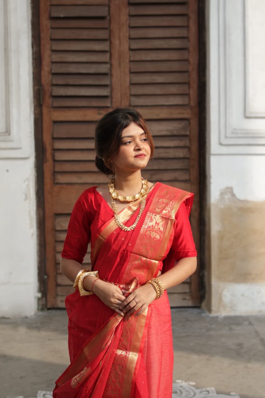 Notun • Cotton • Phulia--Crimson Braid -Crimson Braid 