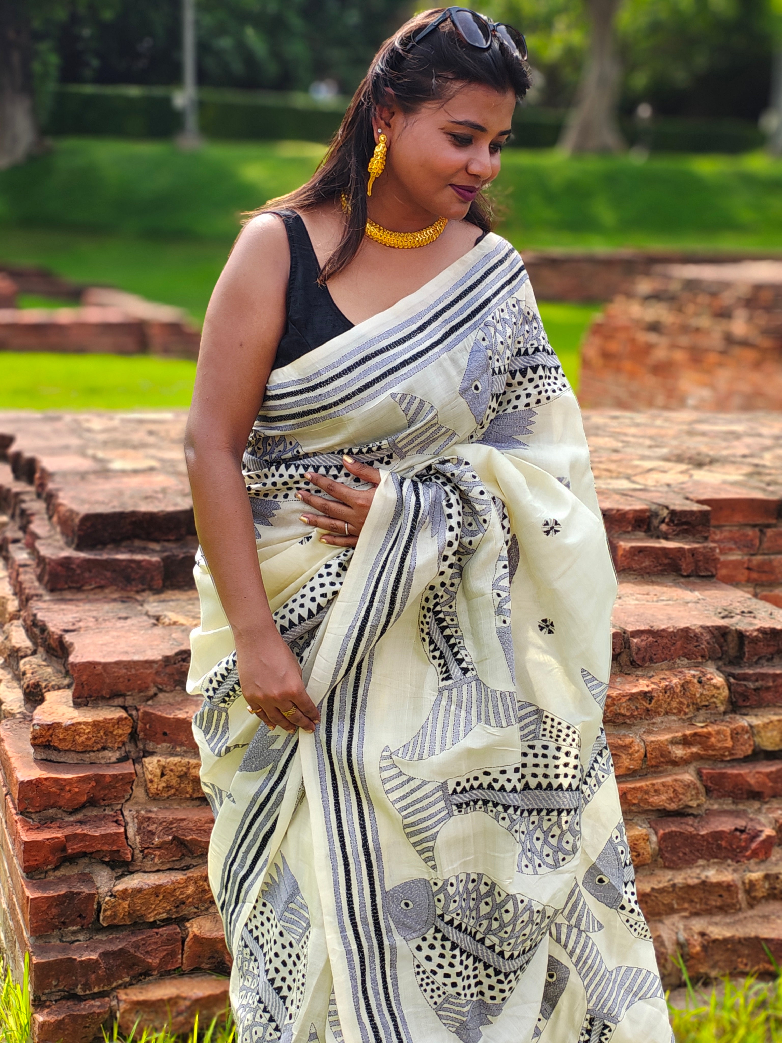 Jolchhobi • Kantha Stitch • Tussar