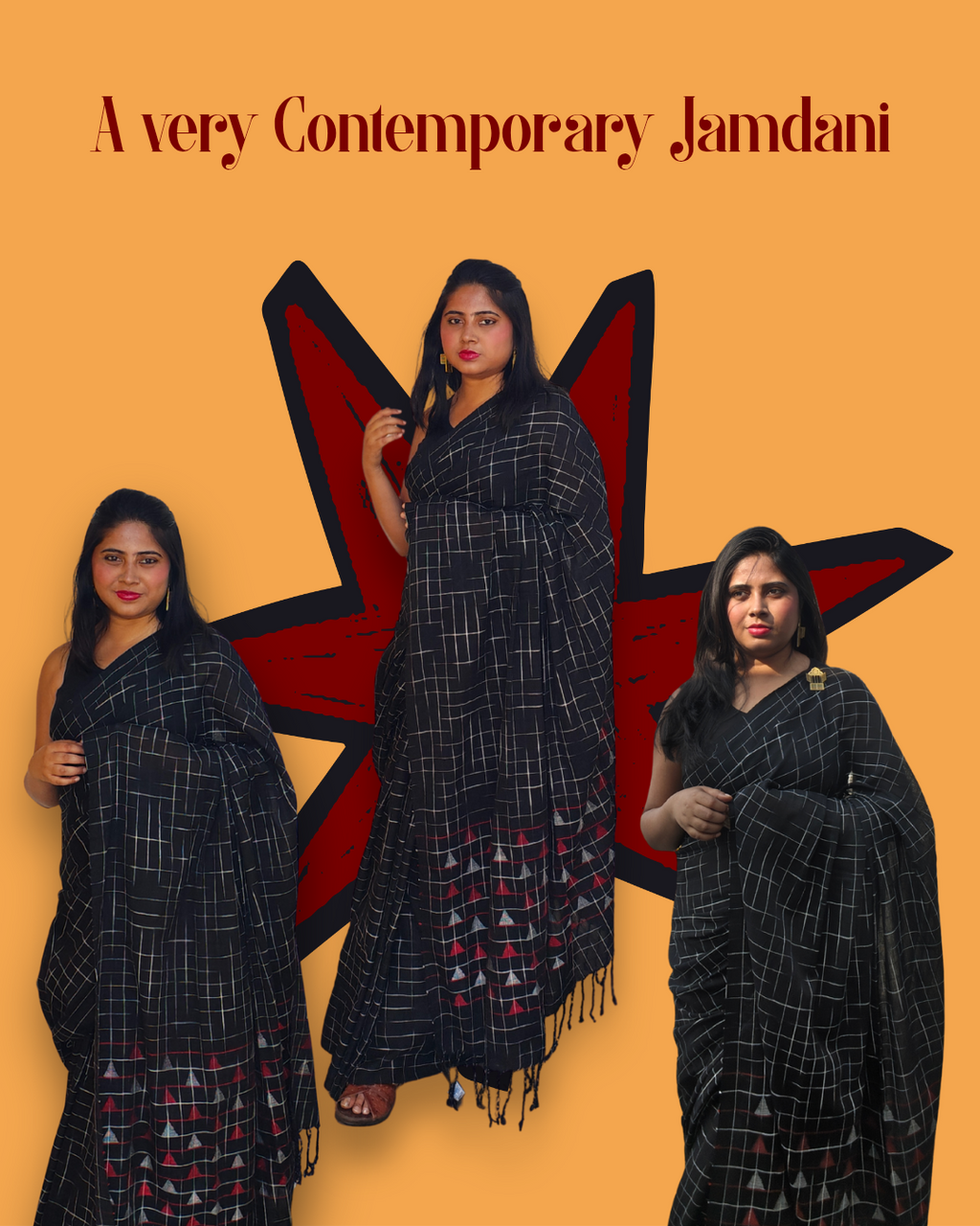 Rimi • Phulia • Cotton--Crimson Braid -Crimson Braid 