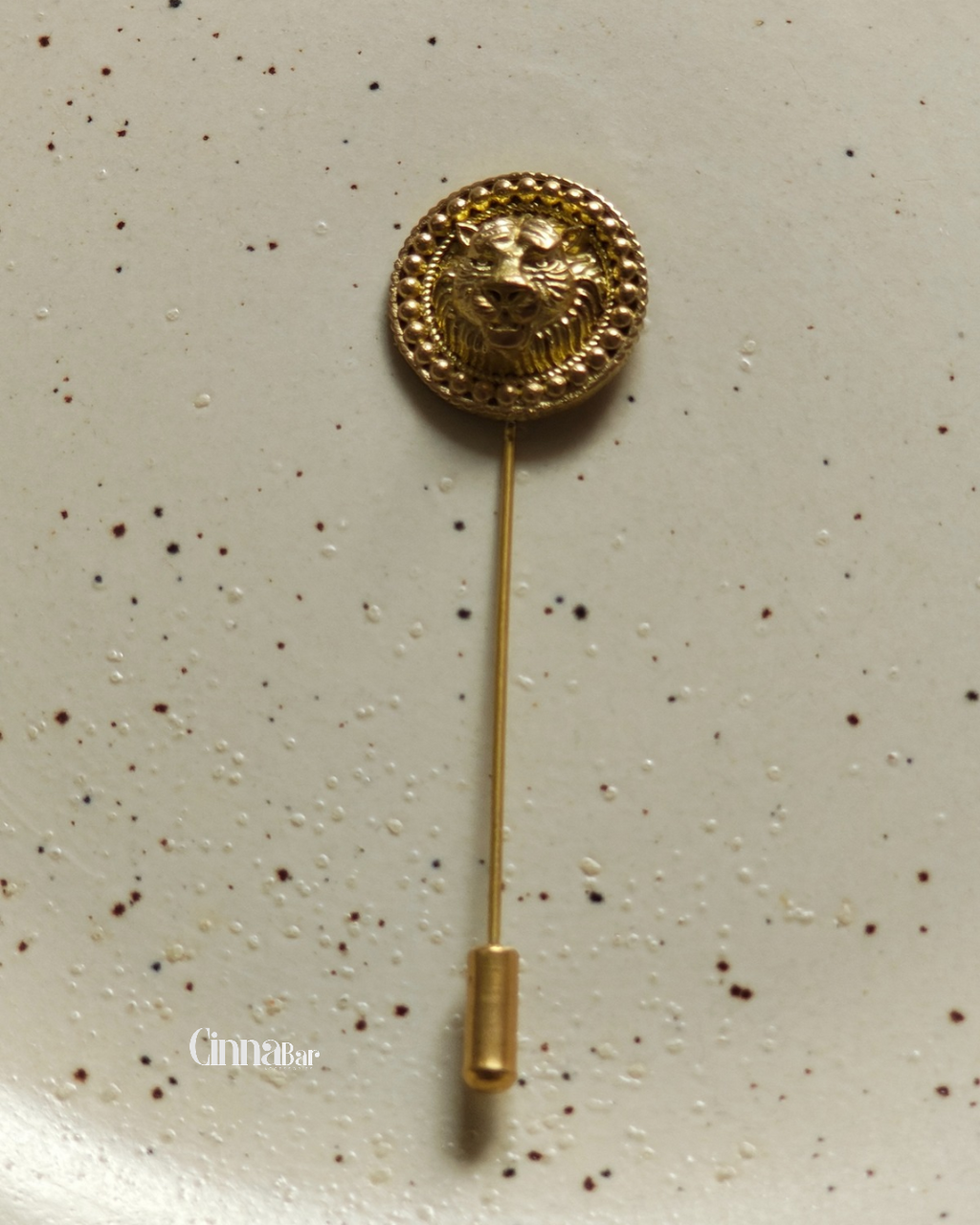 Lion • Lapel Pin--Crimson Braid -Crimson Braid 