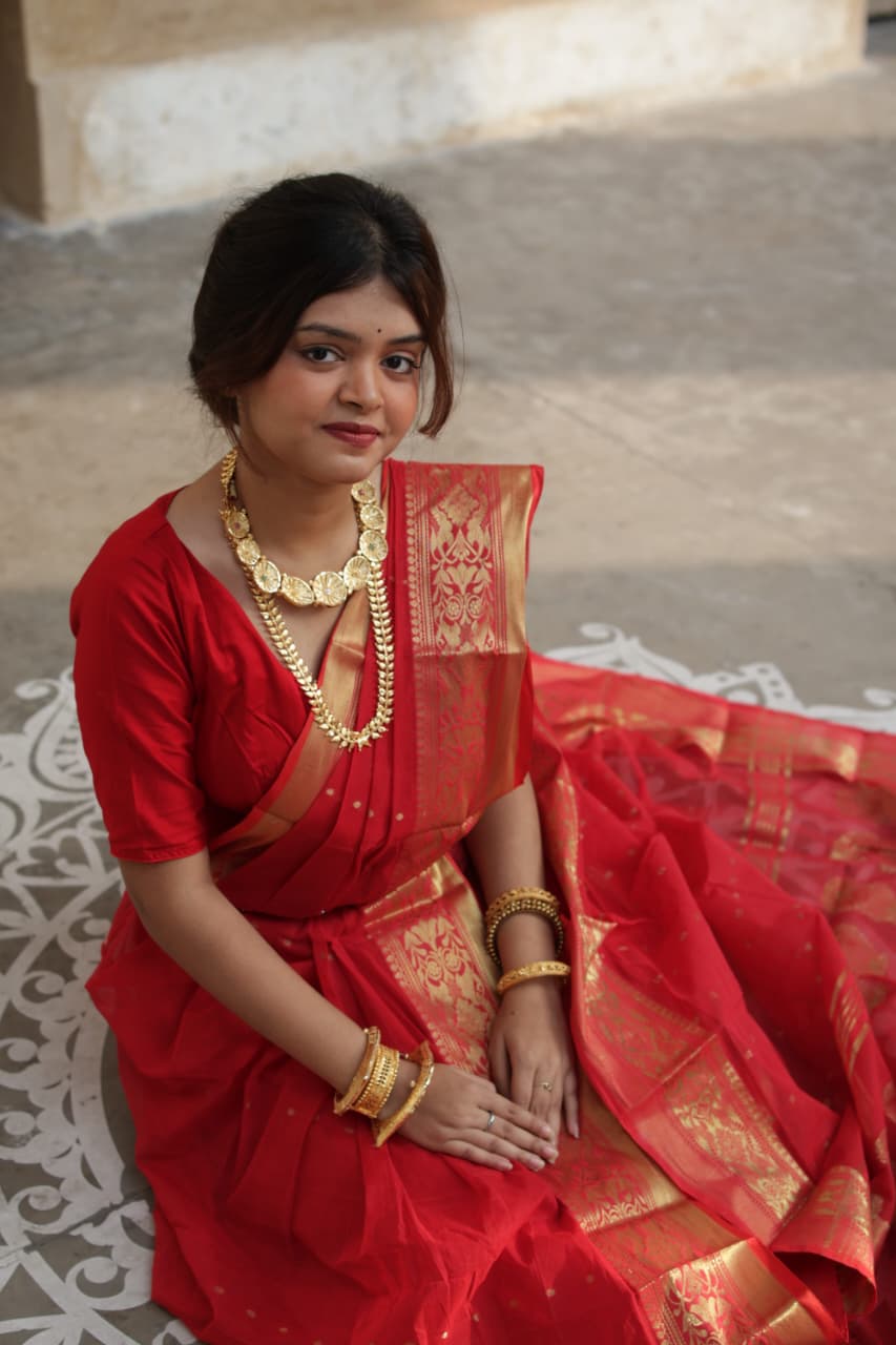 Notun • Cotton • Phulia--Crimson Braid -Crimson Braid 