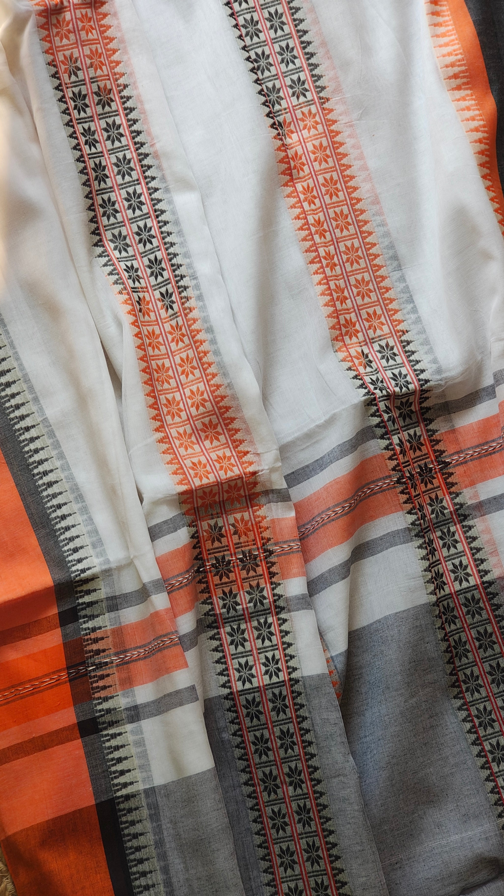 Bindu • Dhonekhali • Cotton--Crimson Braid -Crimson Braid 