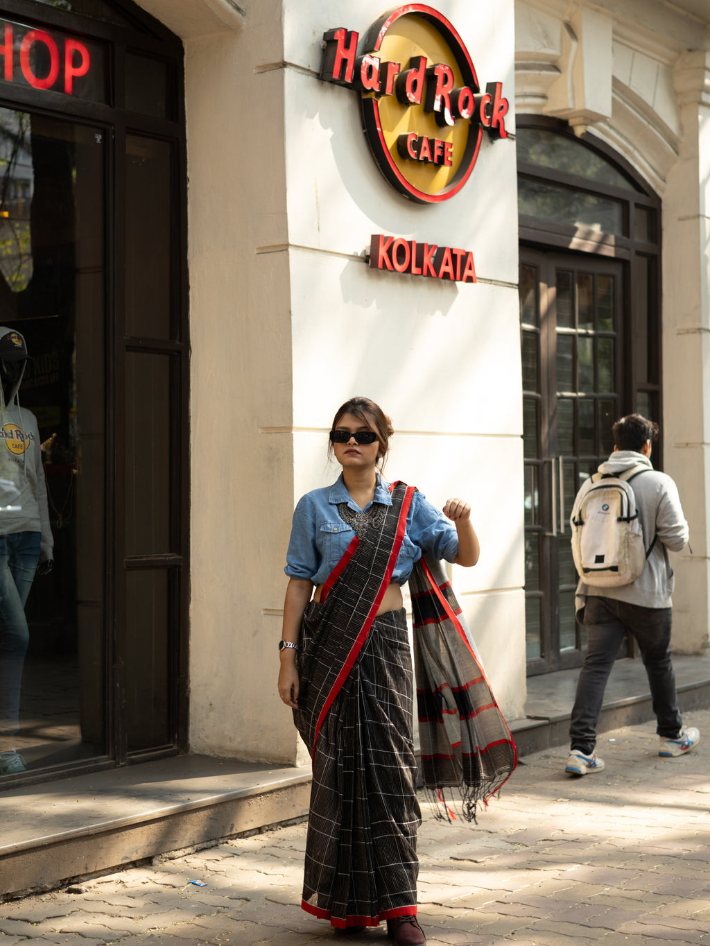 Dariya • Khesh & Cotton • Phulia--Crimson Braid -Crimson Braid 