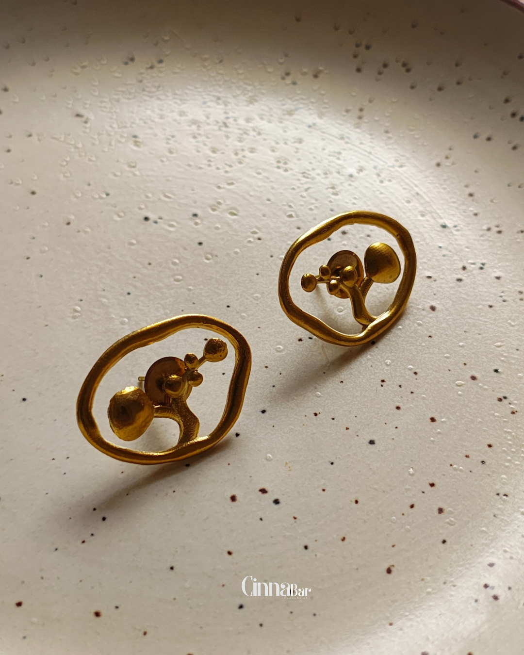 Tree • Brass Set--Crimson Braid -Crimson Braid 