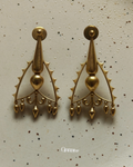 Arrow • Brass Earrings--Crimson Braid -Crimson Braid 
