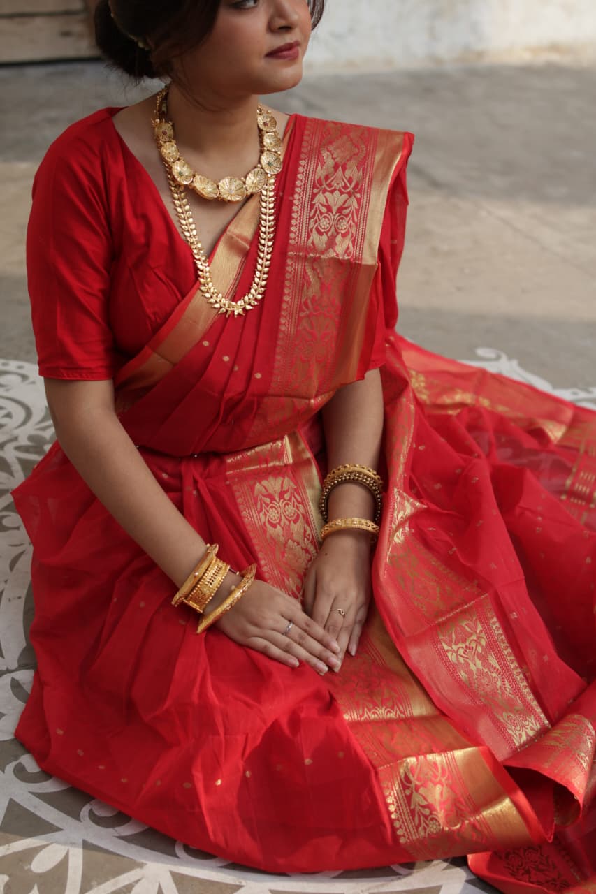 Notun • Cotton • Phulia--Crimson Braid -Crimson Braid 