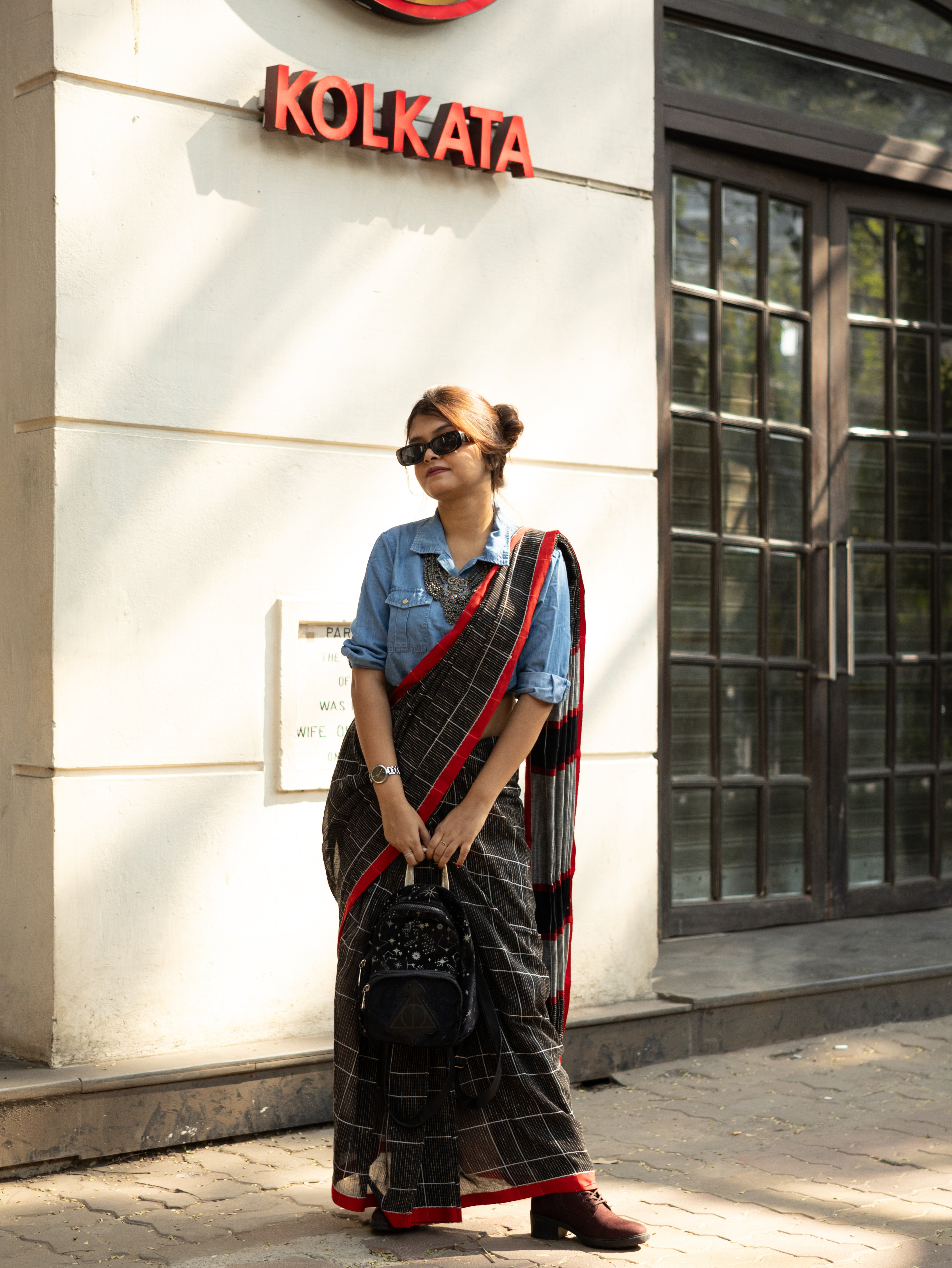 Dariya • Khesh & Cotton • Phulia--Crimson Braid -Crimson Braid 